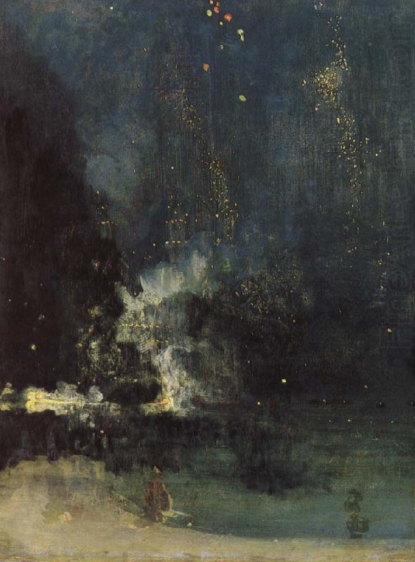 Nocturne in Black and Gold, James Abbott Mcneill Whistler